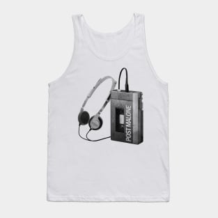 Walkman Play Post Malone Song Tank Top